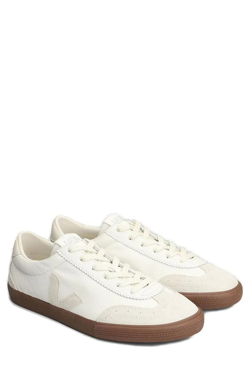 Veja Volley Leather Low-Top Sneakers
