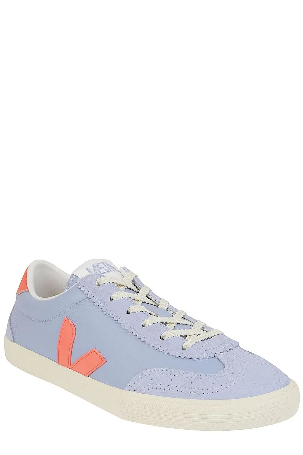Veja Volley Round Toe Lace-Up Sneakers