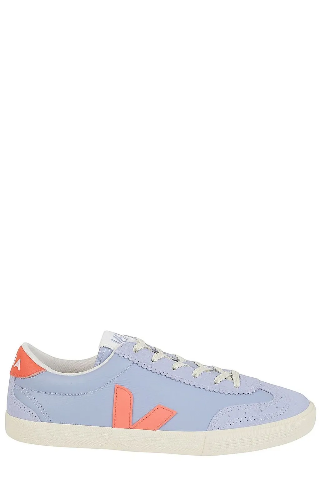 Veja Volley Round Toe Lace-Up Sneakers