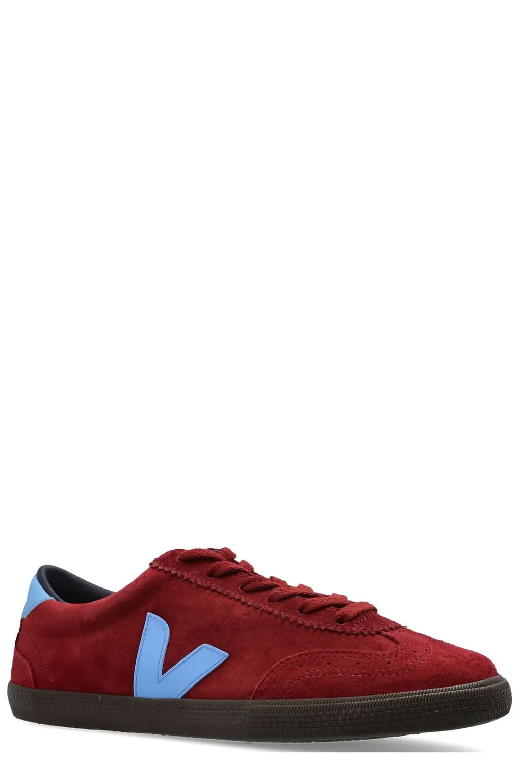 Veja Volley Round Toe Lace-Up Sneakers