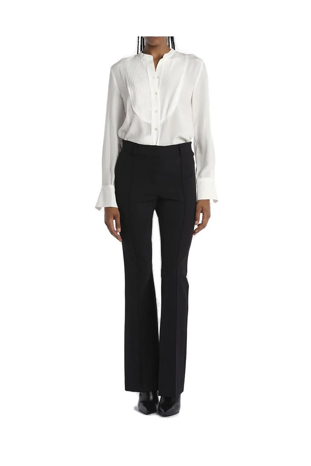 Veronica Beard Hibicus Pleat Detailed Pants