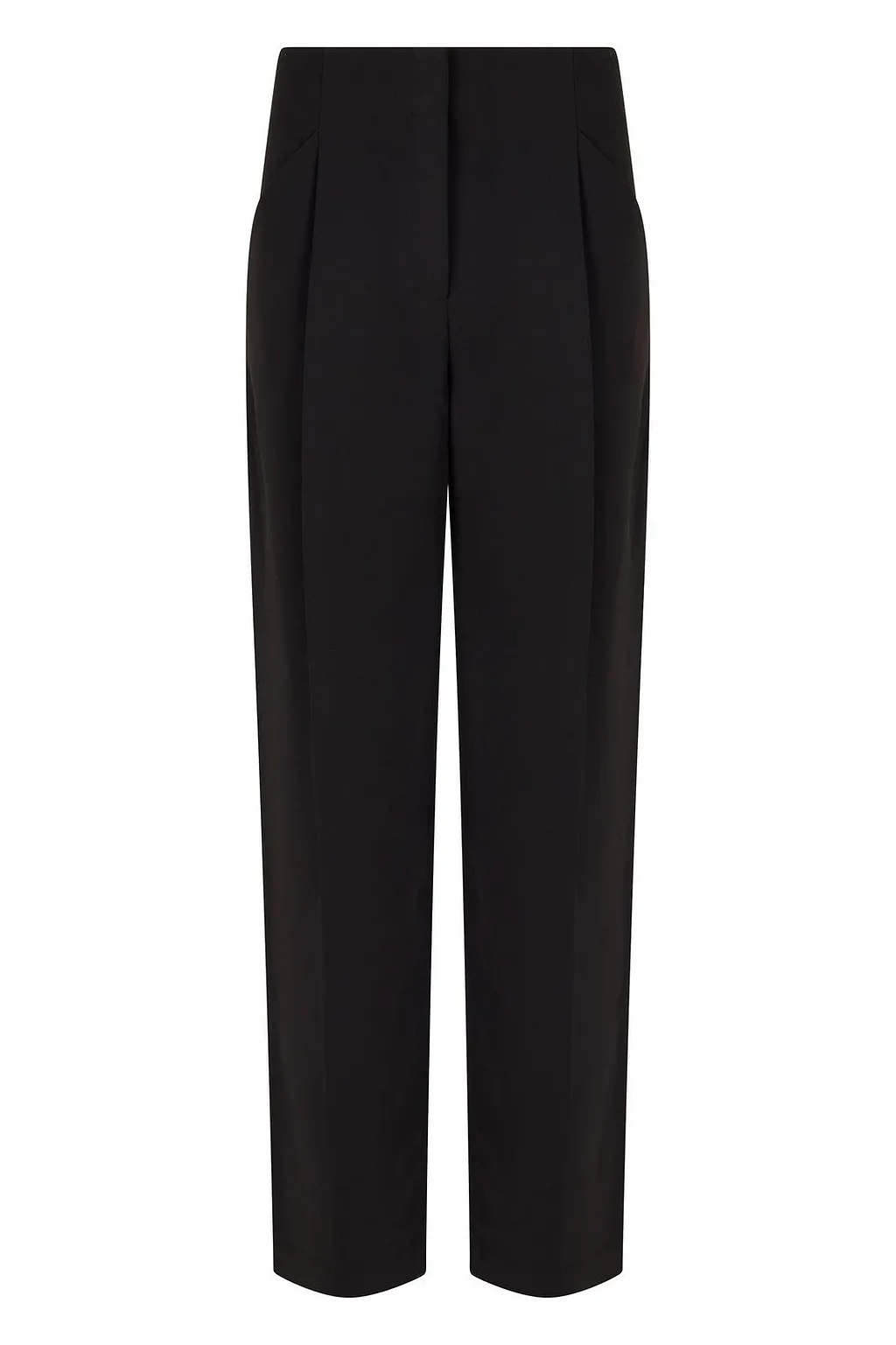 Veronica Beard High-Waisted Straight-Leg Pants