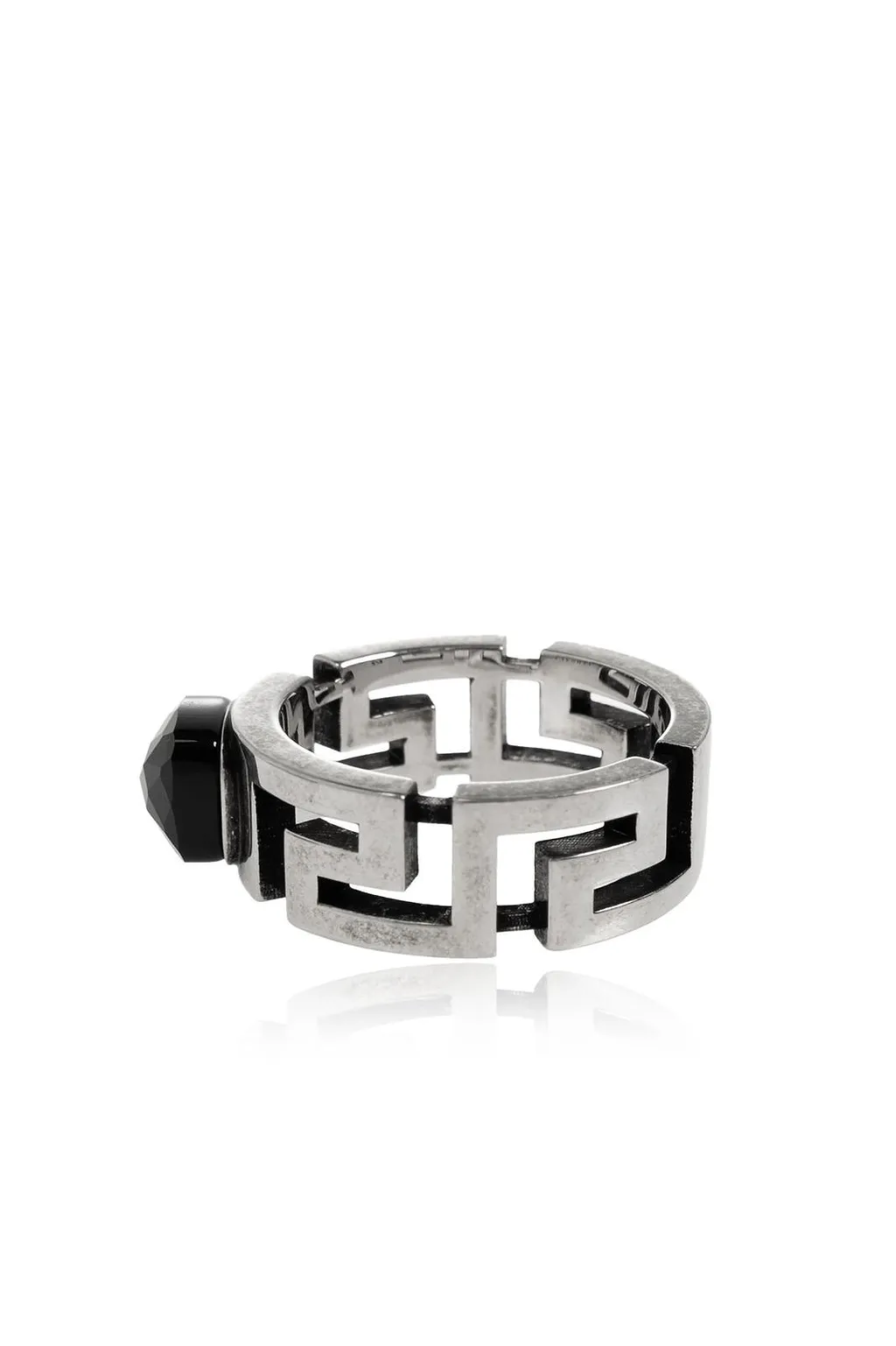 Versace Greca Stone Ring