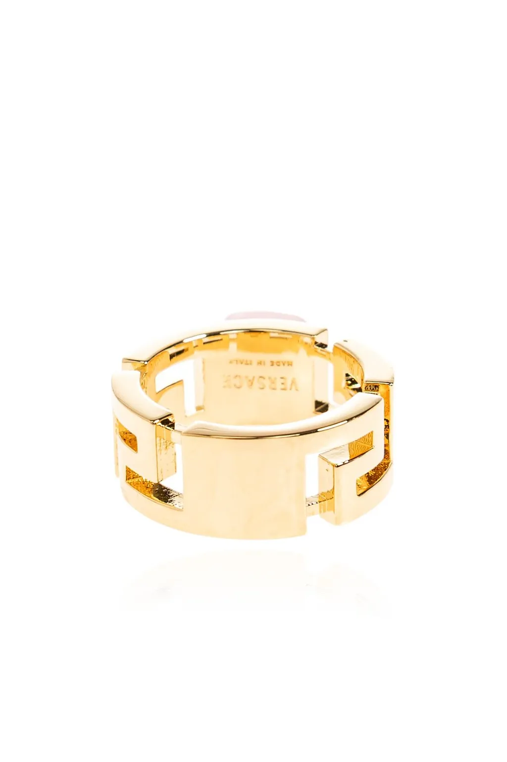 Versace Greca Stone Ring