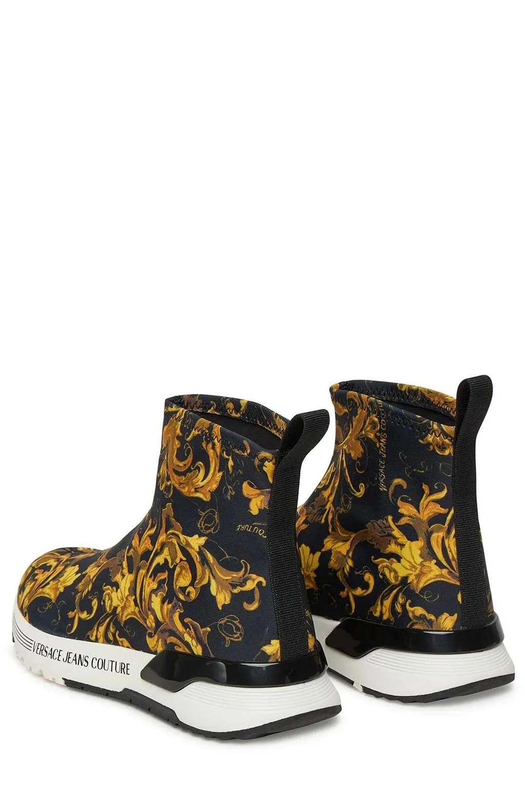 Versace Jeans Couture Dynamic Baroque High-Top Sneakers