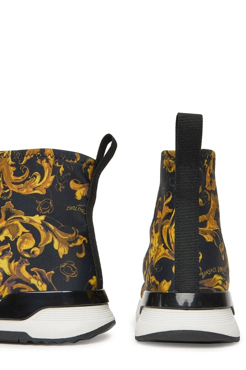 Versace Jeans Couture Dynamic Baroque High-Top Sneakers
