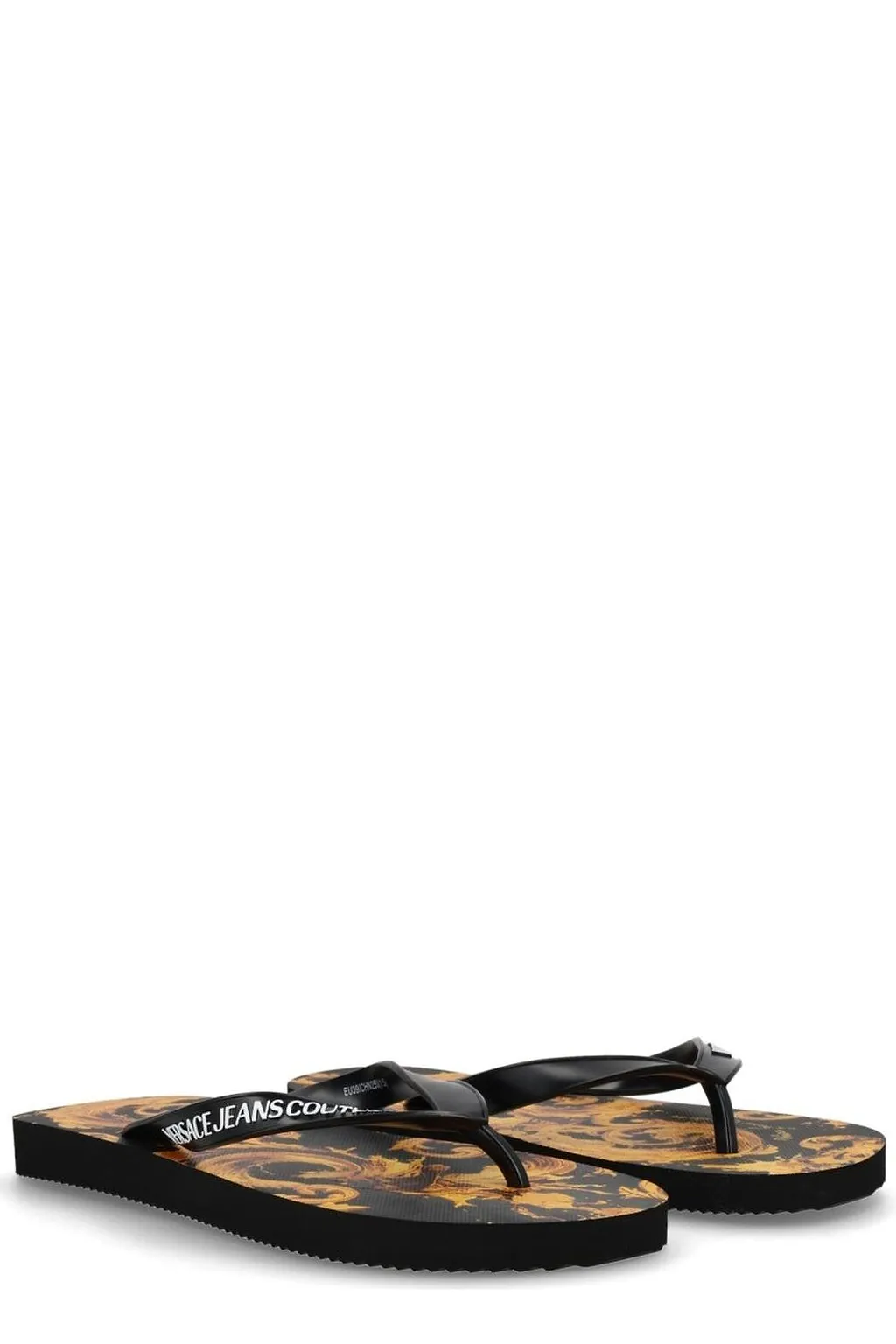 Versace Jeans Couture Logo Thong Flip-Flops