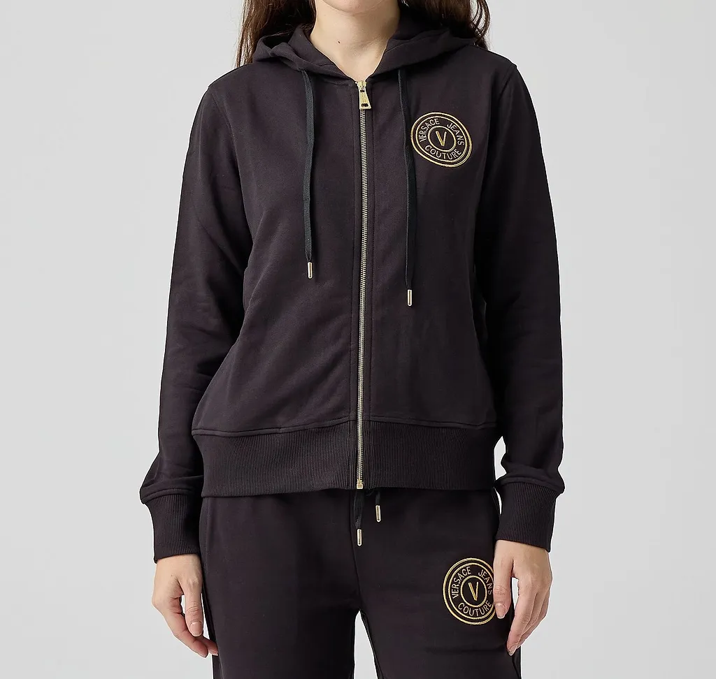 Versace Jeans Couture Logo Zip-Up Hoodie