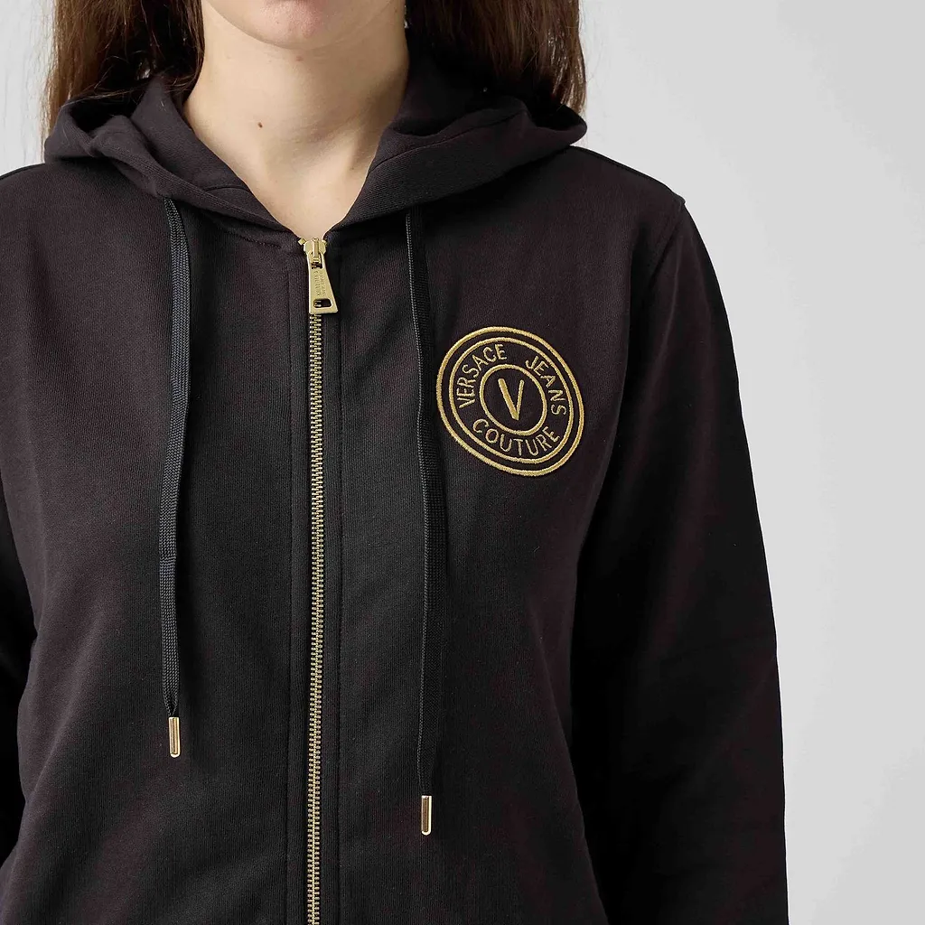 Versace Jeans Couture Logo Zip-Up Hoodie