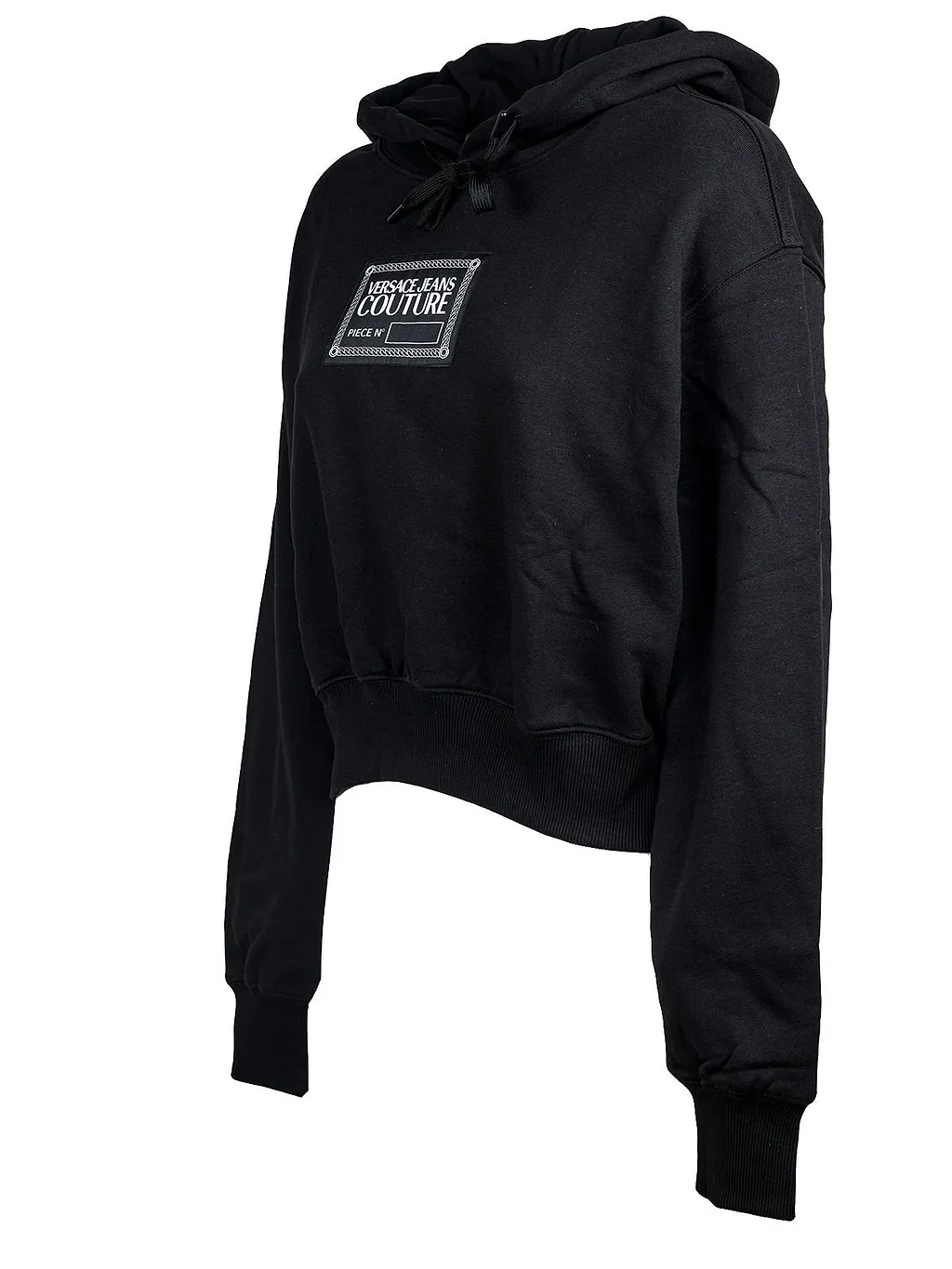Versace Jeans Couture Piece Number Cropped Hoodie