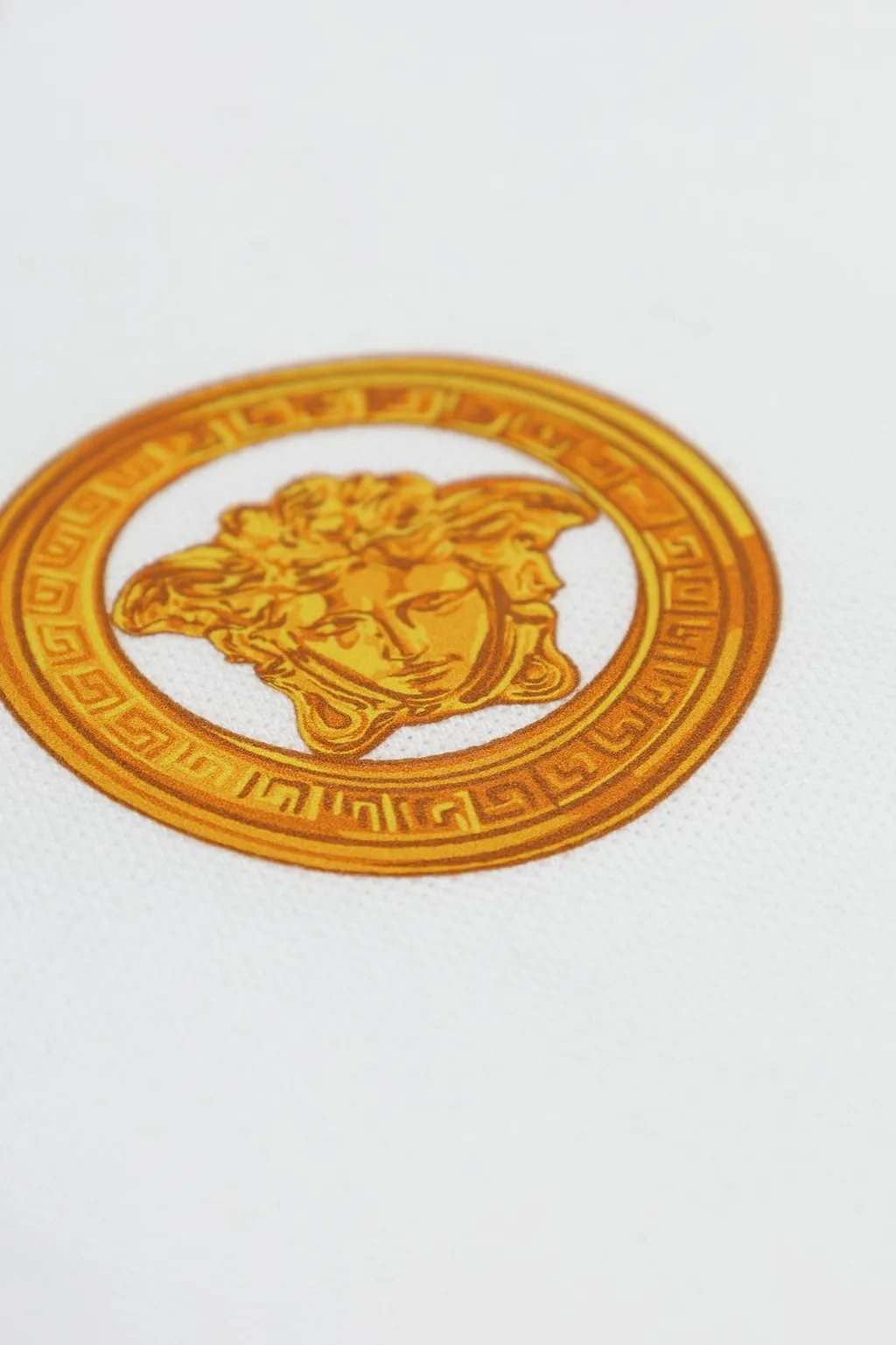 Versace Kids Logo Printed Short-Sleeved Polo Shirt