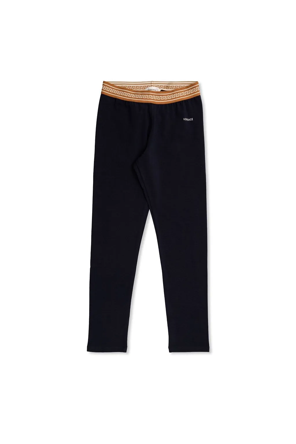 Versace Kids Logo Waist Leggings Pants