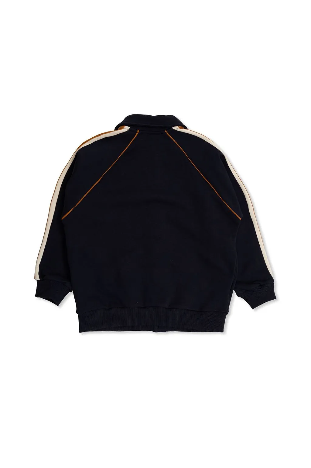 Versace Kids Logo Trim Zip Sweatshirt