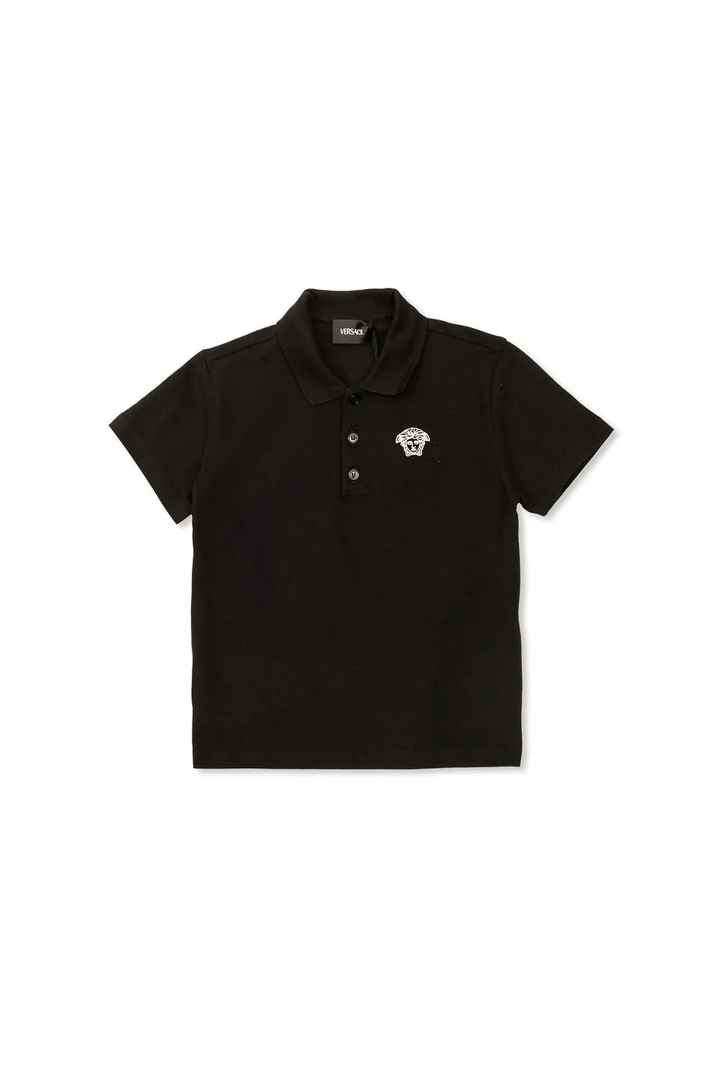Versace Kids Medusa Embroidered Polo Shirt