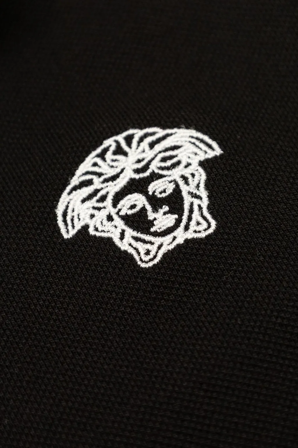 Versace Kids Medusa Embroidered Polo Shirt
