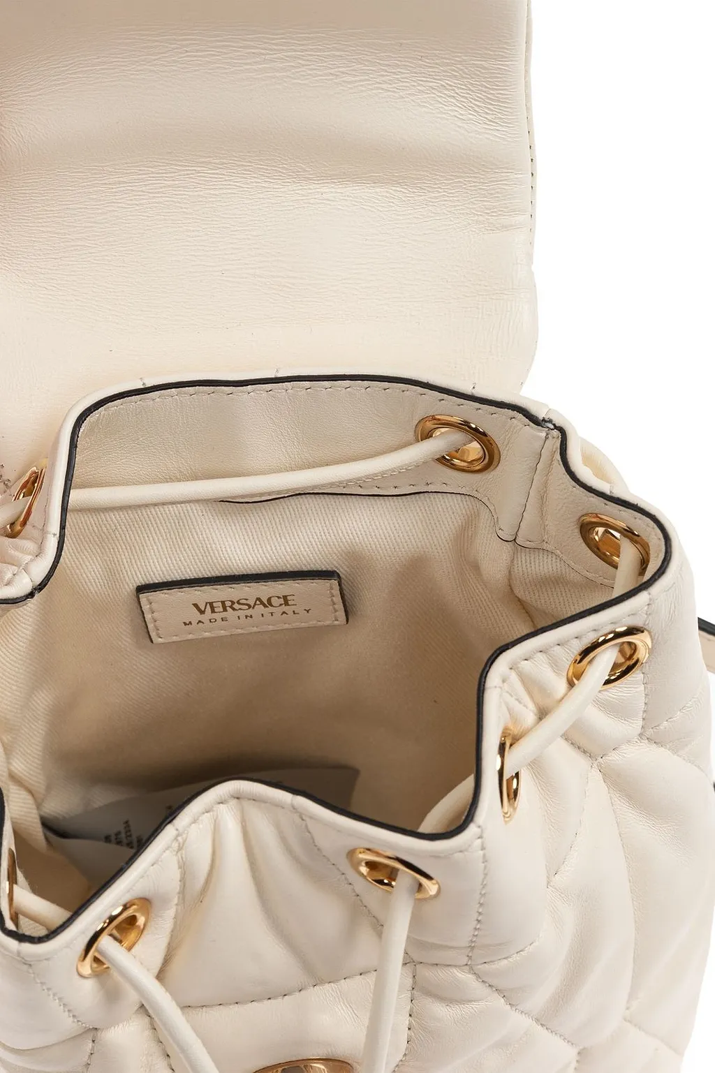 Versace Kleio Quilted Backpack