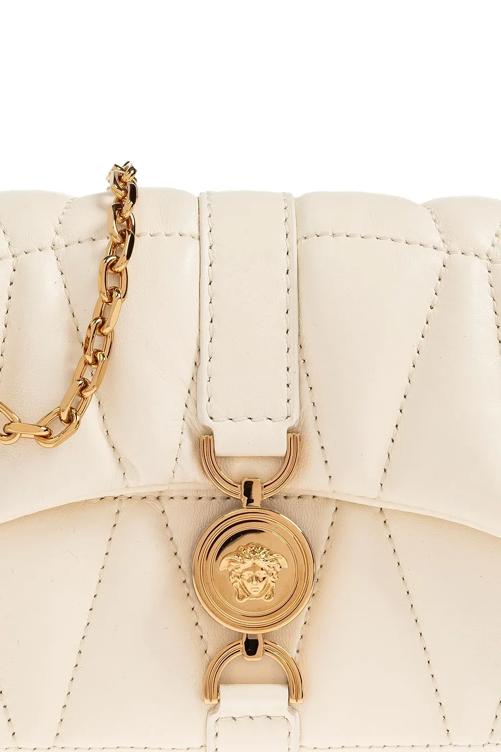 Versace Kleio Quilted Mini Crossbody Bag