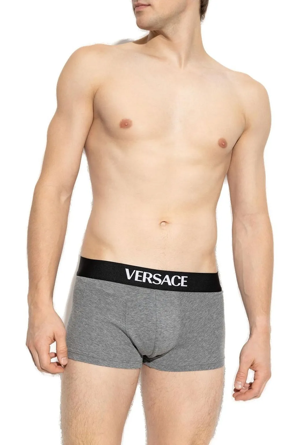 Versace Logo Intarsia Boxers
