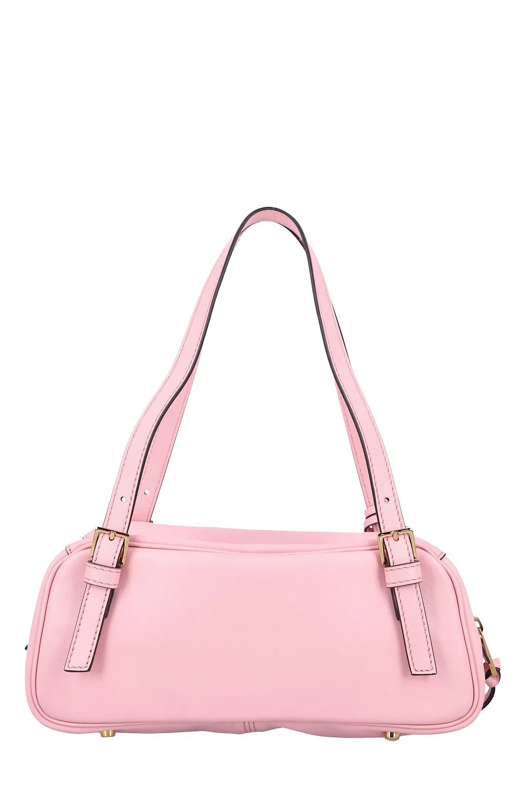 Versace Logo-Lettering Zipped Shoulder Bag