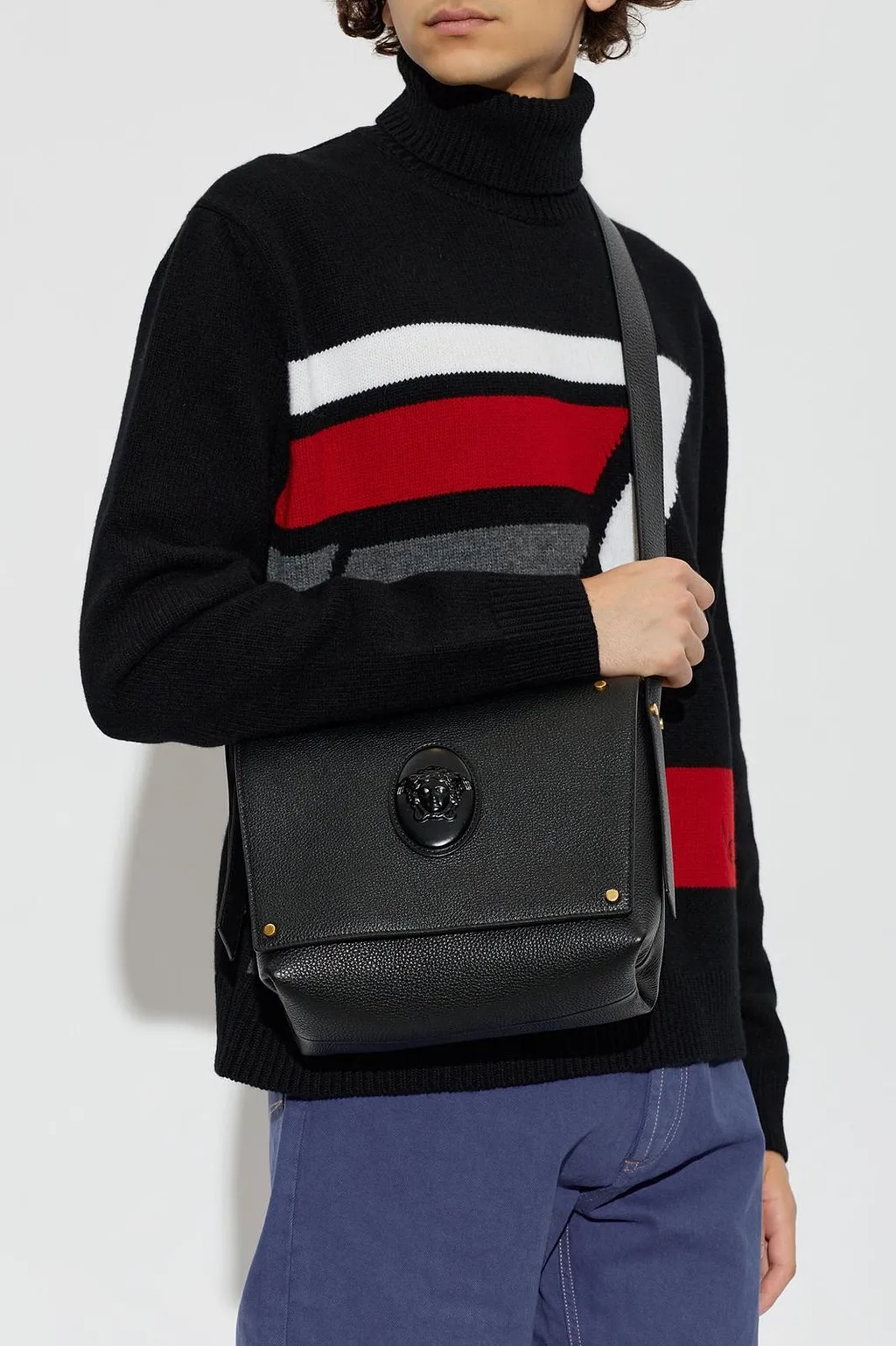 Versace Lou Small Messenger Bag