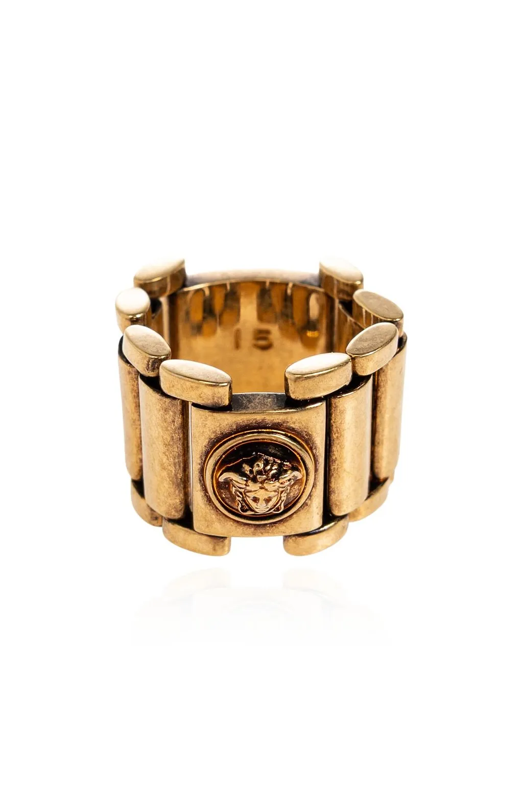 Versace Medusa Motif Band Ring