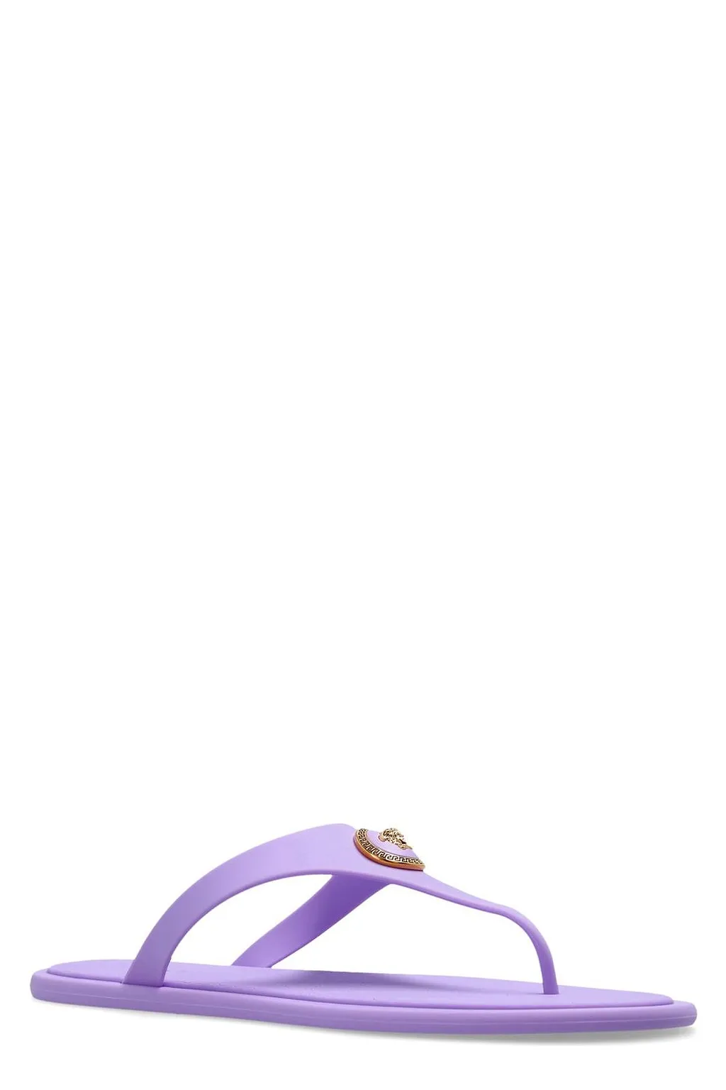 Versace Alia Thong Strap Flat Sandals