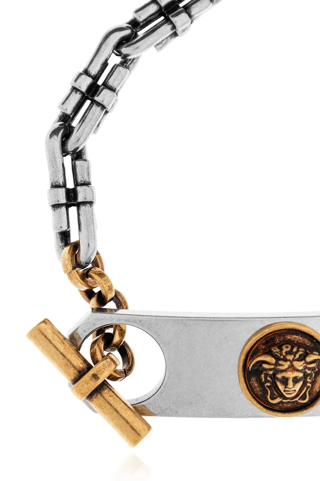 Versace Medusa Plaque Chain Bracelet