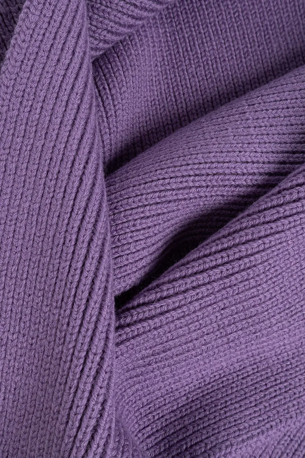 Versace Medusa-Plaque Ribbed Scarf
