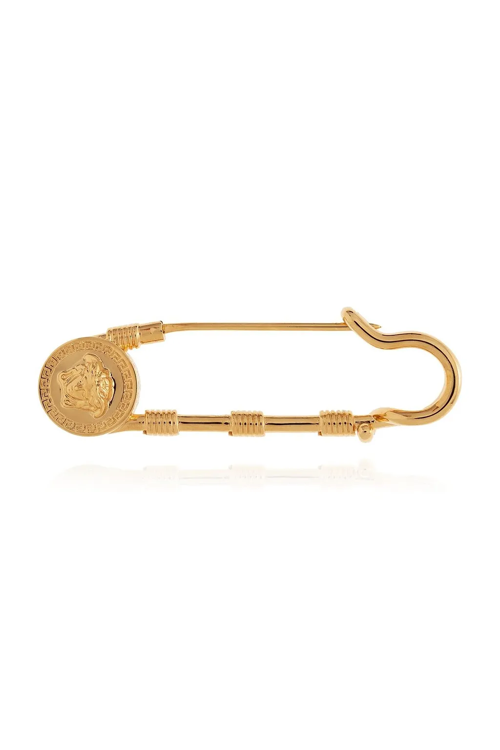 Versace Medusa Safety Pin Brooch