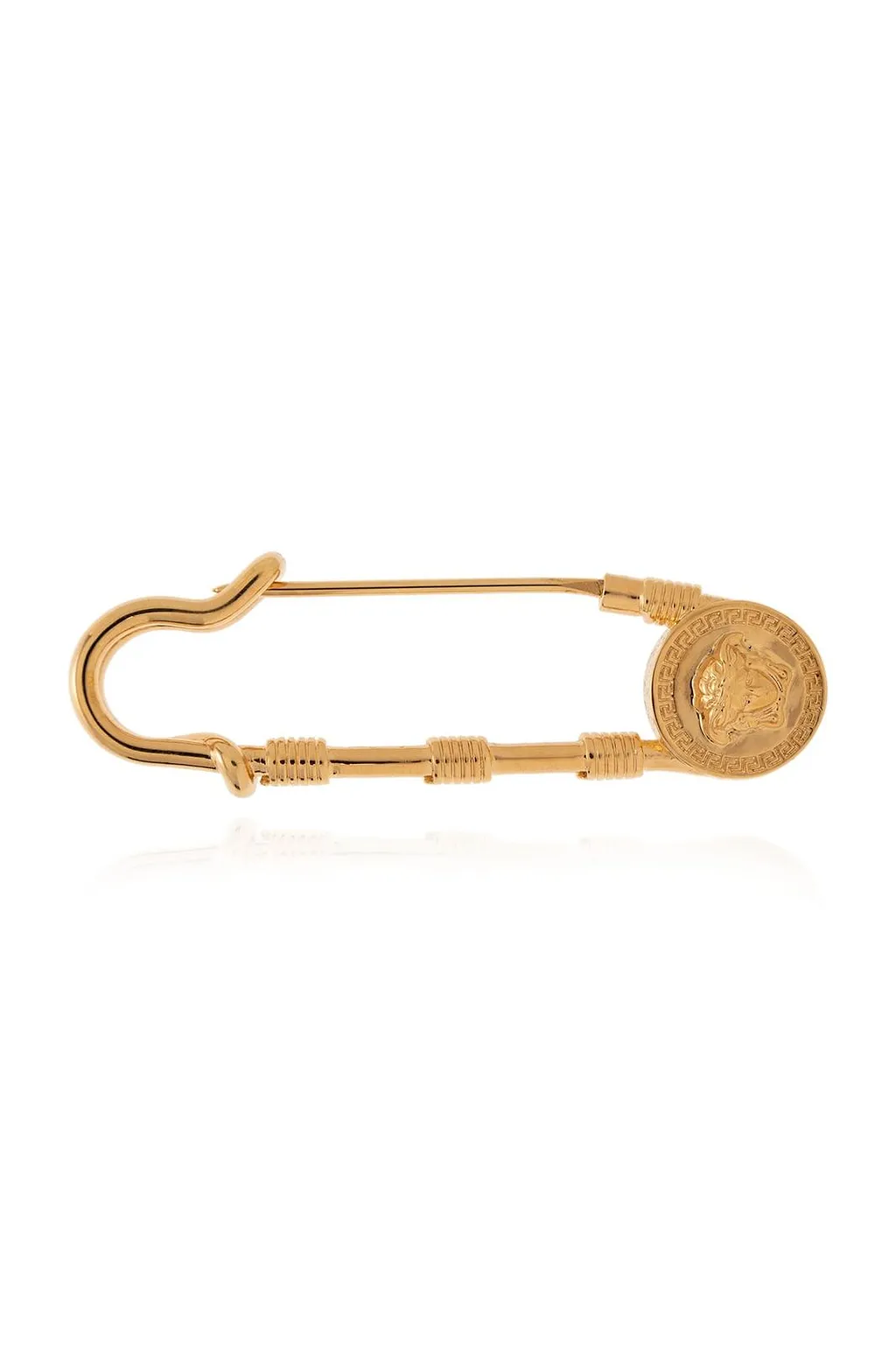 Versace Medusa Safety Pin Brooch