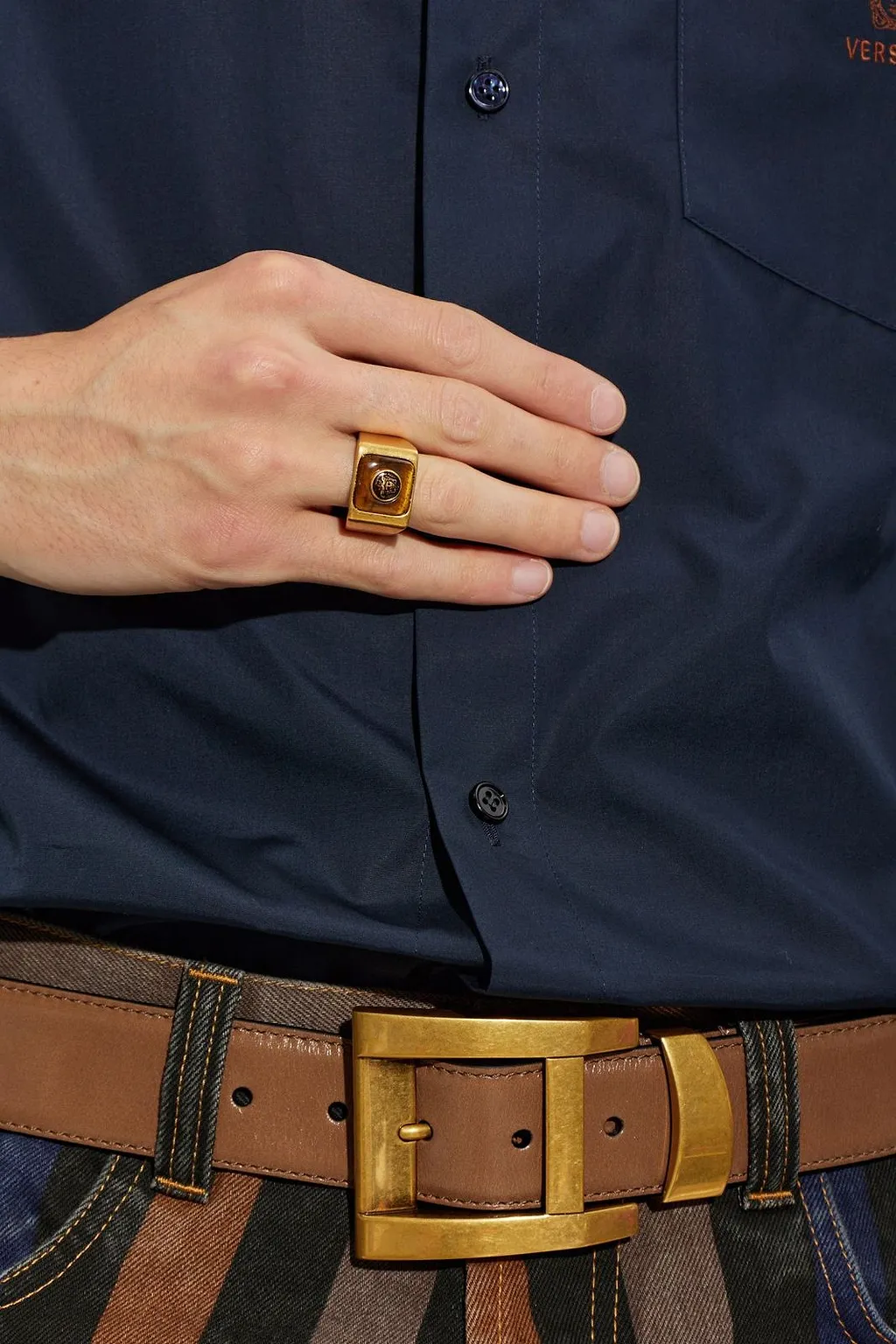 Versace Medusa Signet Ring