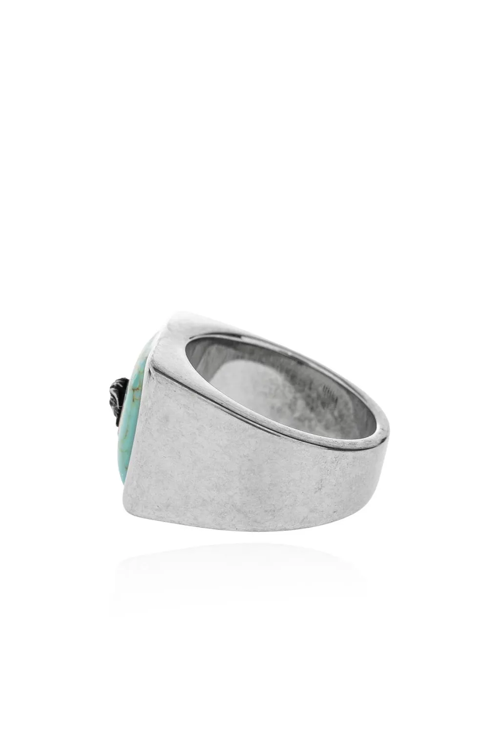 Versace Medusa Stone Signet Ring