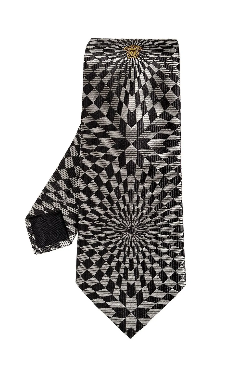 Versace Pattern-Jacquard Twill Tie