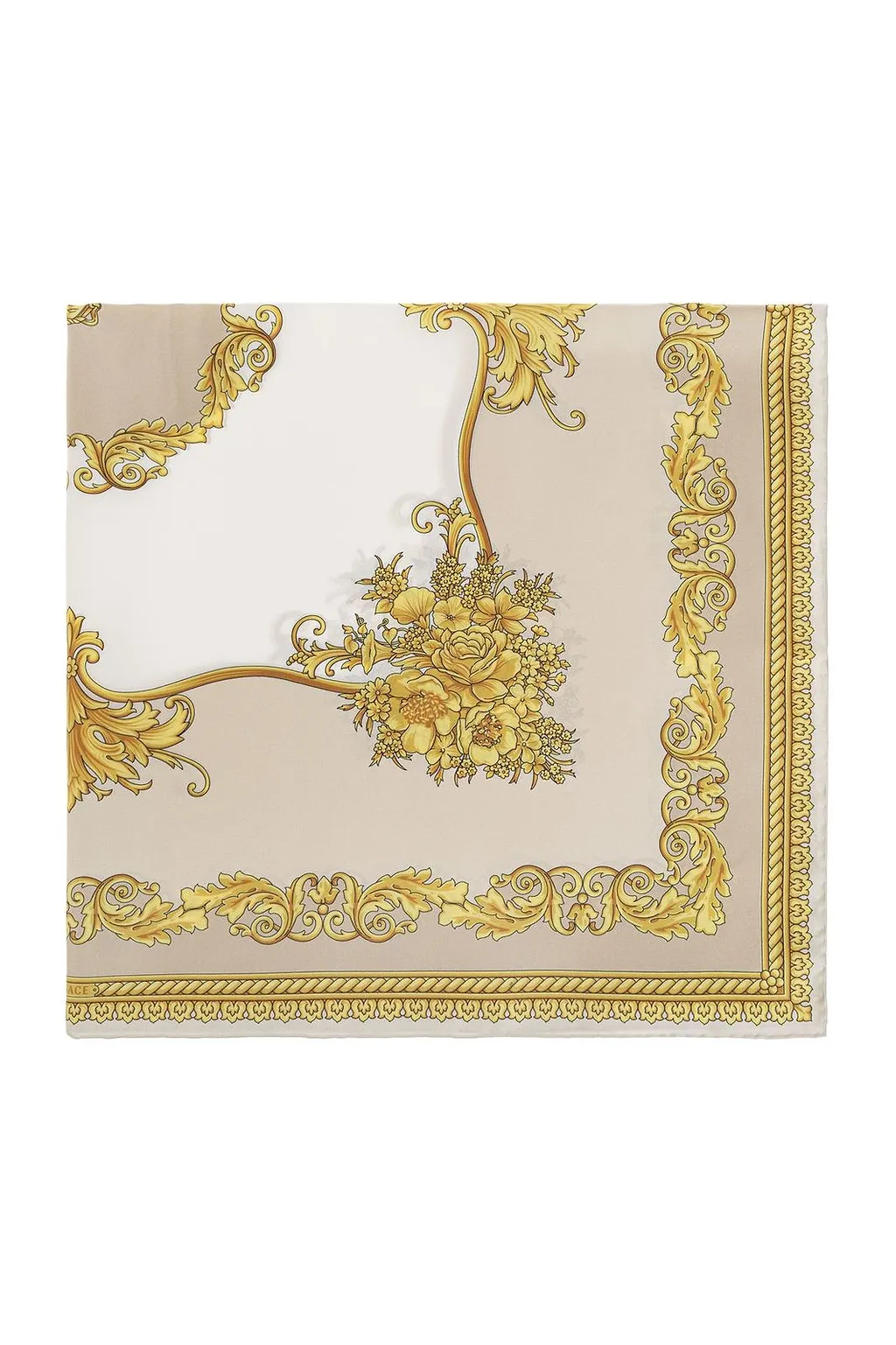 Versace Pattern Print Twill Scarf