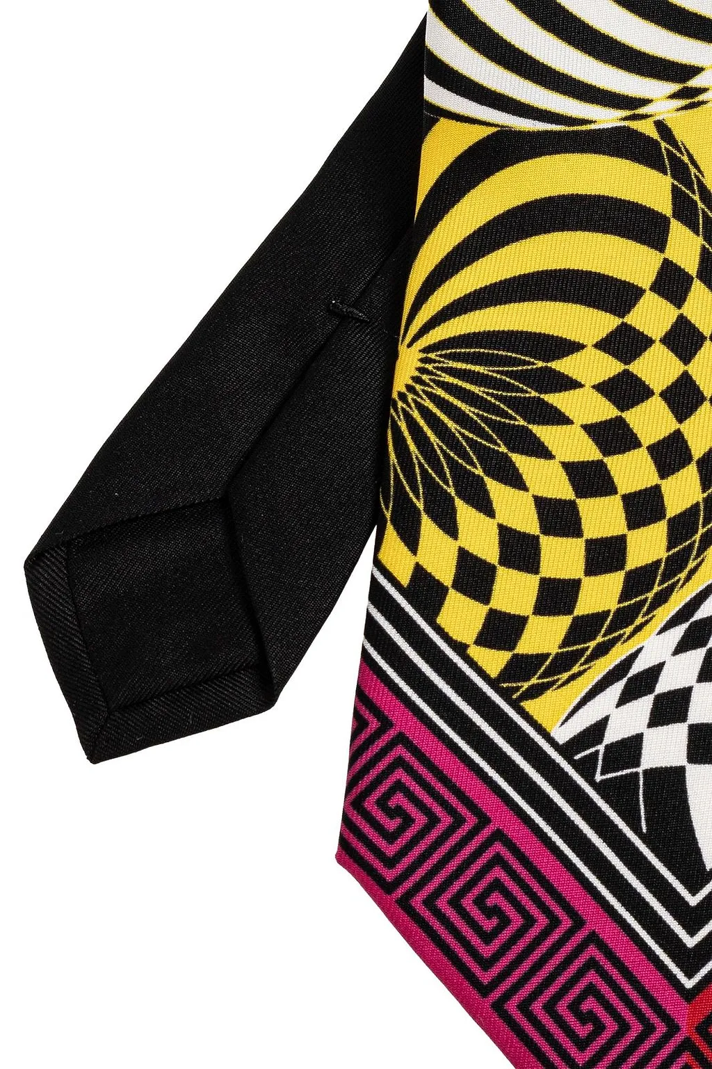 Versace Pattern Print Twill Tie