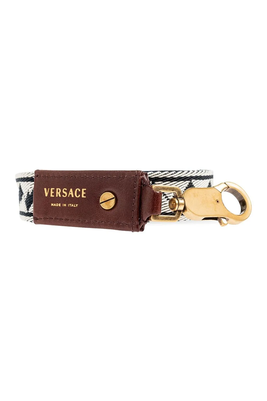 Versace Patterned Lanyard Keyring