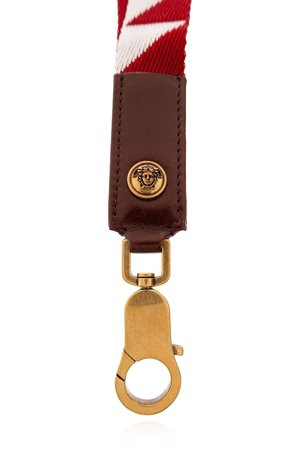 Versace Patterned Lanyard Keychain