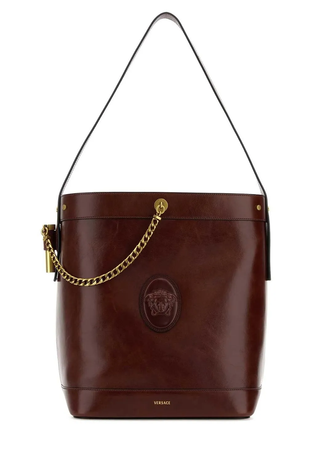 Versace Pivot Large Bucket Bag