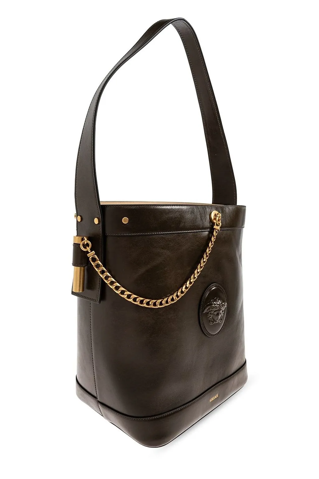 Versace Pivot Large Bucket Bag
