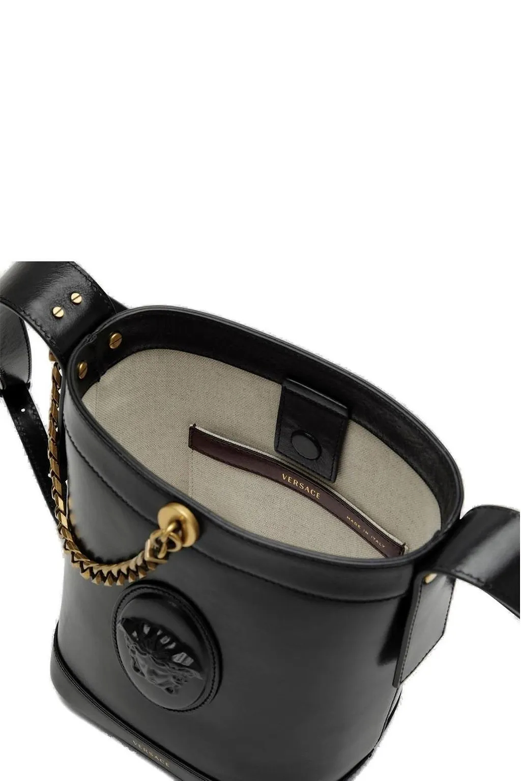 Versace Pivot Mini Bucket Bag