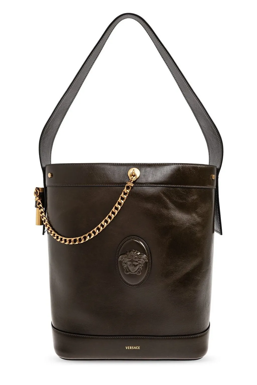Versace Pivot Large Bucket Bag