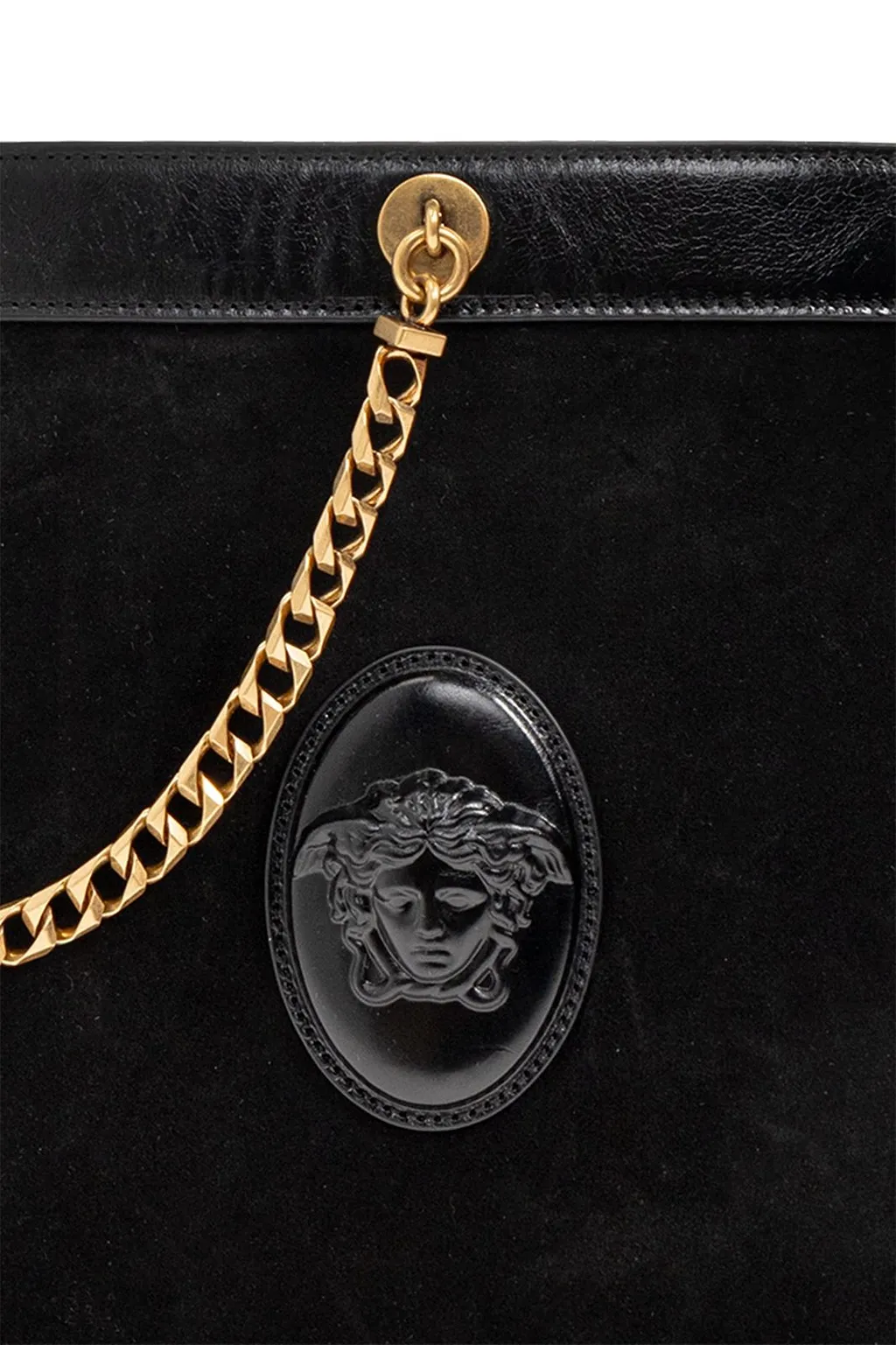 Versace Pivot Small Bucket Bag