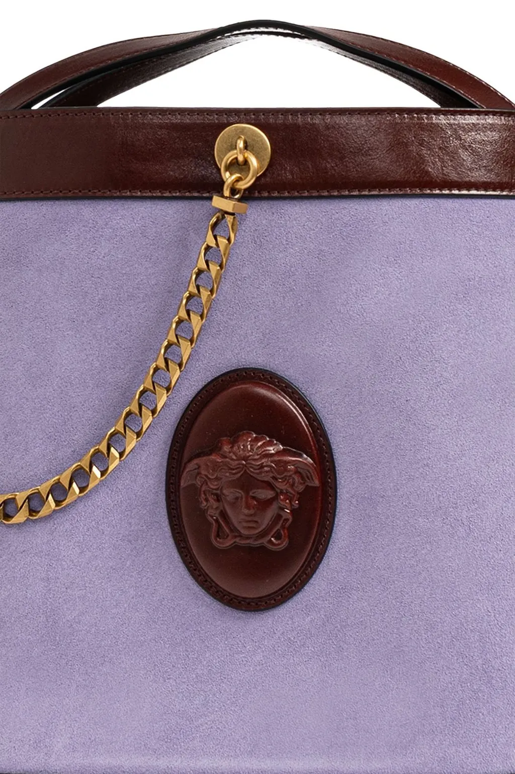 Versace Pivot Small Bucket Bag