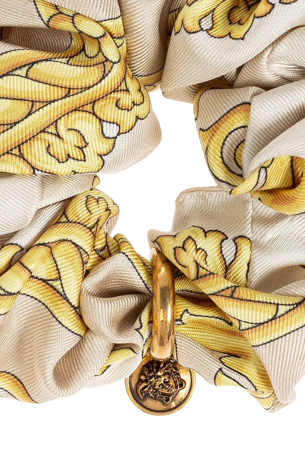 Versace Printed Twill Scrunchie