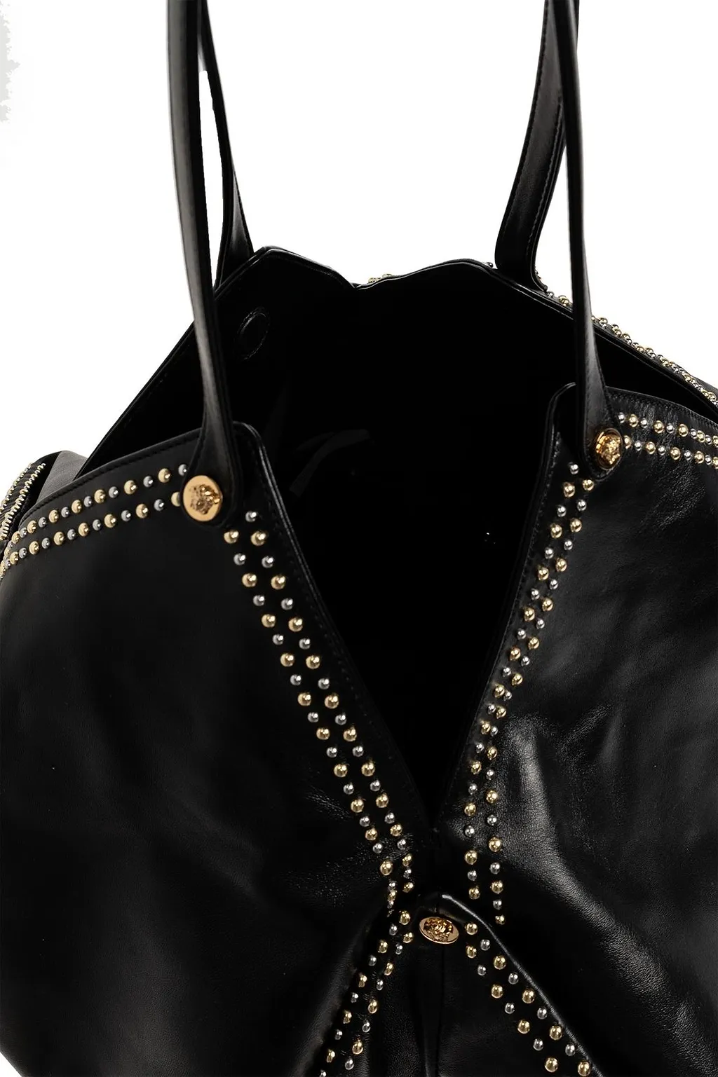 Versace Protea Embellished Large Shoulder Bag