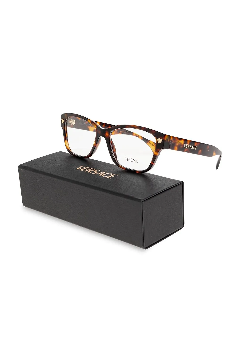 Versace Eyewear Rectangle Frame Glasses
