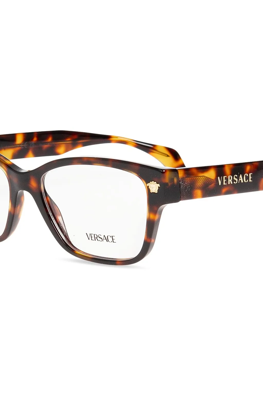 Versace Eyewear Rectangle Frame Glasses