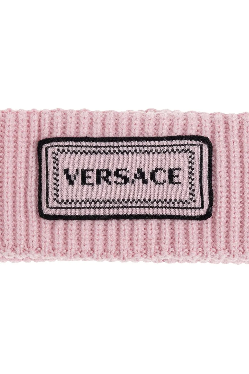 Versace Ribbed Logo Headband