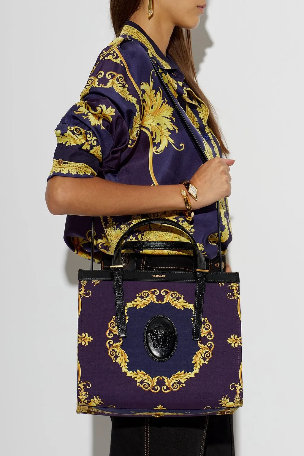 Versace Riviere Medusa Tote Bag