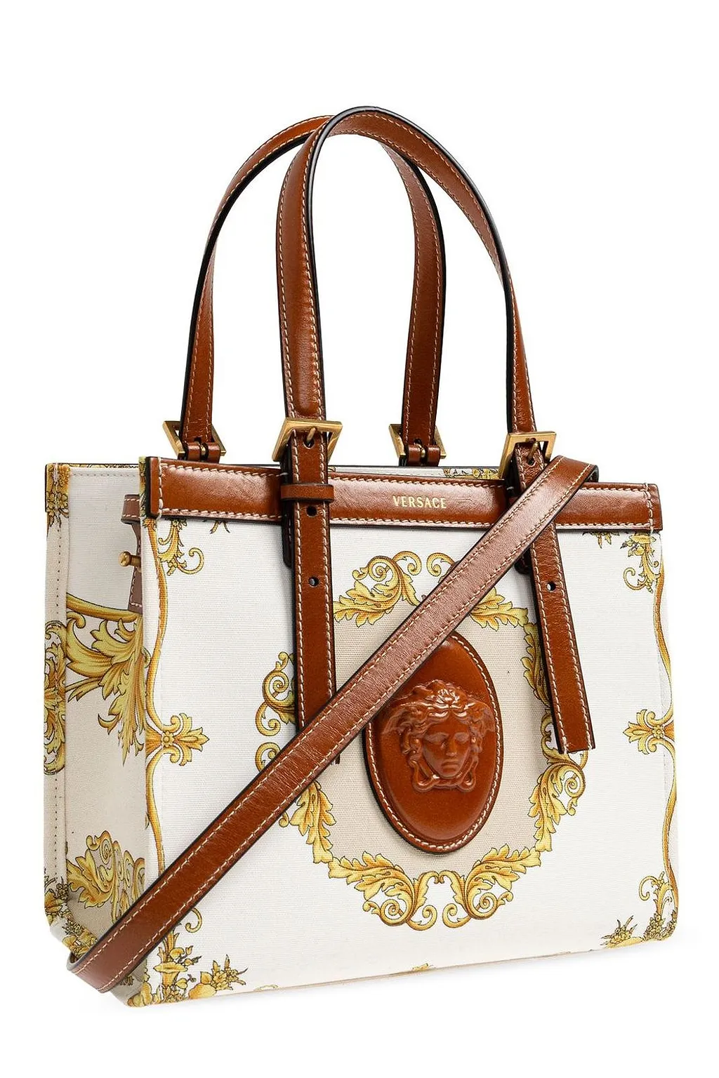 Versace RiviÈRe Printed Mini Tote Bag